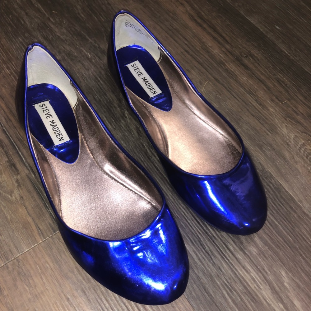 Steve Madden royal blue flats